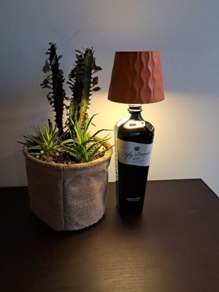 Lampada Bottiglia Gin Fifty Pounds Vetro