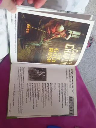 Libro y DVD La Quimera del Oro Chaplin