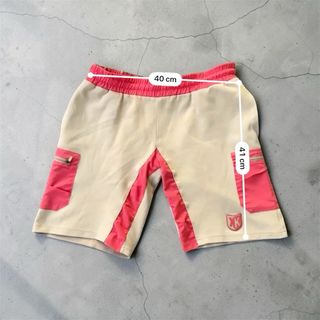 Pantaloncini FootKorner Beige/Rosa Taglia M