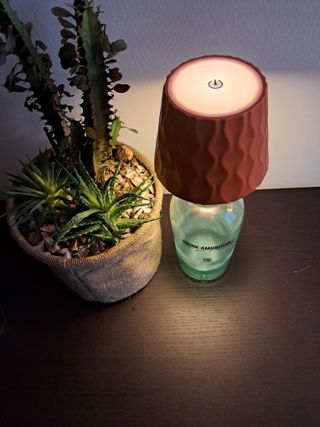 Lampada Bottiglia Gin Ambrosia Vetro