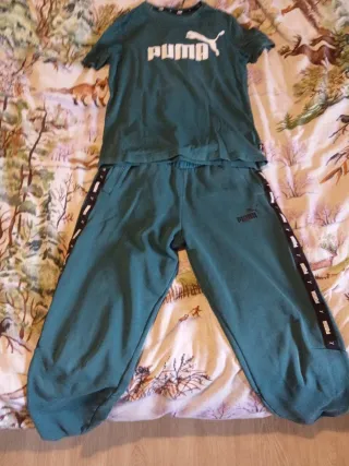 Conjunto Puma verde oscuro