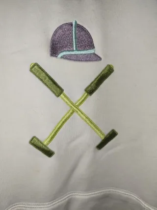 Sudadera Harper & Neyer Blanca y Verde