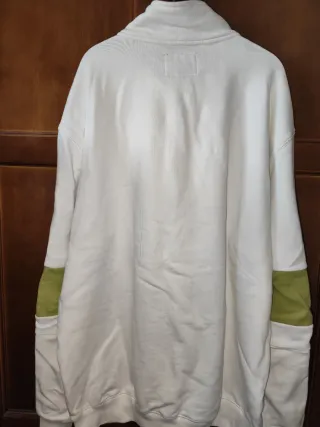 Sudadera Harper & Neyer Blanca y Verde