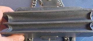 Pinko Love Bag Pelle Nera Stelle Rosse Originale