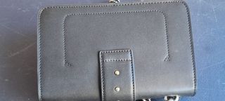 Pinko Love Bag Pelle Nera Stelle Rosse Originale