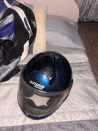 Casco de moto NJOIAN azul  Admito ofertas