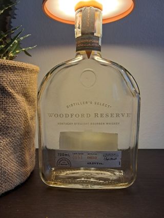 Lampada Bottiglia Whisky Woodford Reserve Vetro
