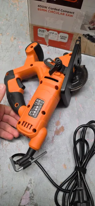 Serra Circular Black+Decker 400W 85mm