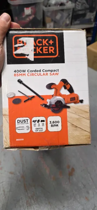 Serra Circular Black+Decker 400W 85mm