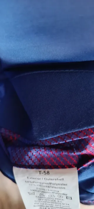Traje azul Charles Dastier