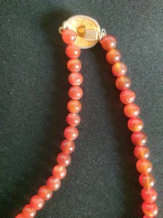 Collana Corniola con chiusura