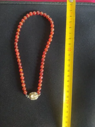 Collana Corniola con chiusura