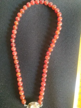 Collana Corniola con chiusura