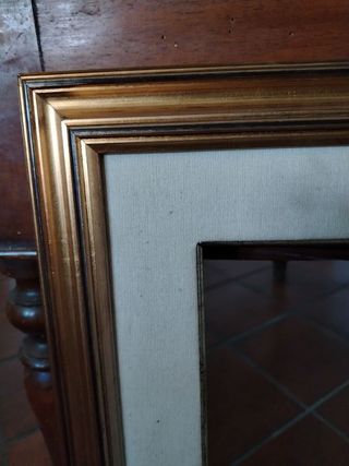 Cornice barocca in legno e oro