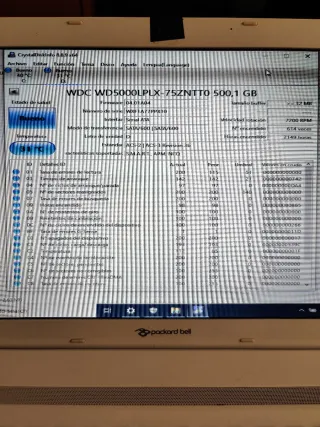 Portátil Packard Bel + maletín de transporte