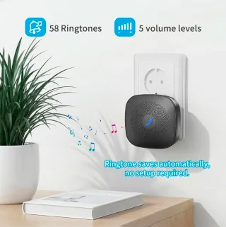 Timbre Inalámbrico Seektain Exterior IP65