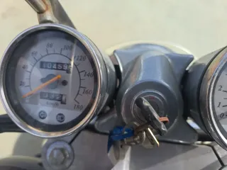 Daelim Cruiser Moto Azul