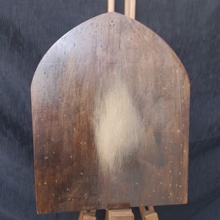 Antico dipinto a olio Madonna Bambino