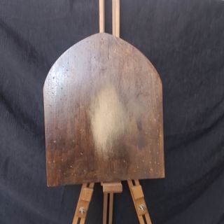 Antico dipinto a olio Madonna Bambino