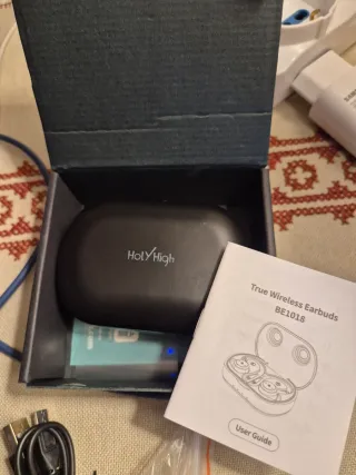 HolyHigh Auricolari Bluetooth Neri