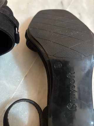 Zapatos de tacón negros talla 39 sin usar