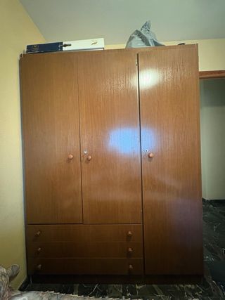 Dormitorio completo madera