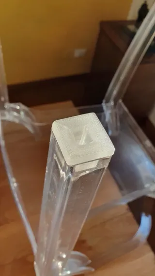 Piedini per sedia Louis Ghost Kartell (non origina