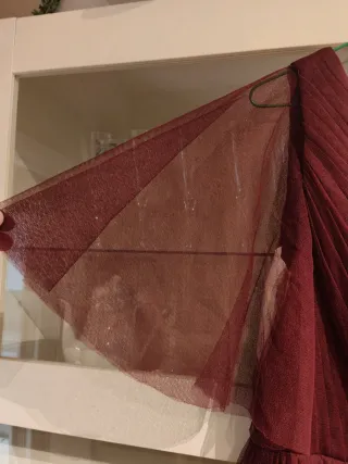 Vestido de fiesta/evento granate