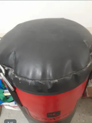 Saco de Boxeo Domyos Negro/Rojo