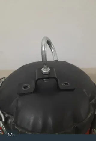 Saco de Boxeo Domyos Negro/Rojo