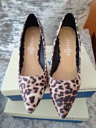 Salones Marypaz leopardo talla 39
