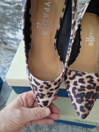 Salones Marypaz leopardo talla 39