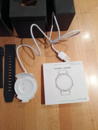 Smartwatch W&O Acepta SIM Negro/Gris