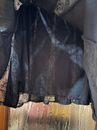 Gonna Carla Ferroni nera con pizzo