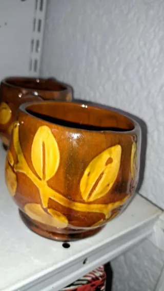 Juego de cerámica con diseño de frutas