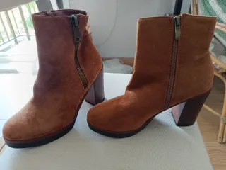 Botines tacón Mary Paz Marrones Talla 38