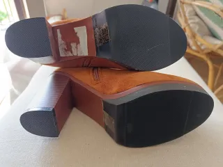 Botines tacón Mary Paz Marrones Talla 38