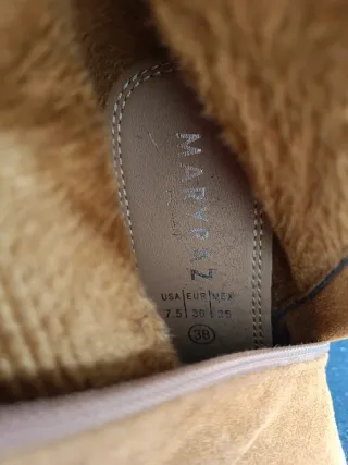 Botines tacón Mary Paz Marrones Talla 38