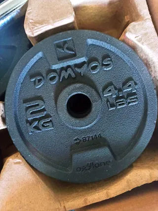 Kit Barra y Mancuernas 50kg Decathlon