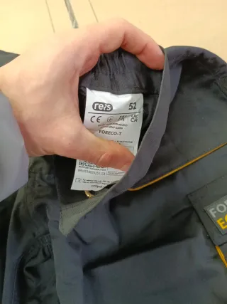 Pantalones de trabajo REIS Foreco-T negros