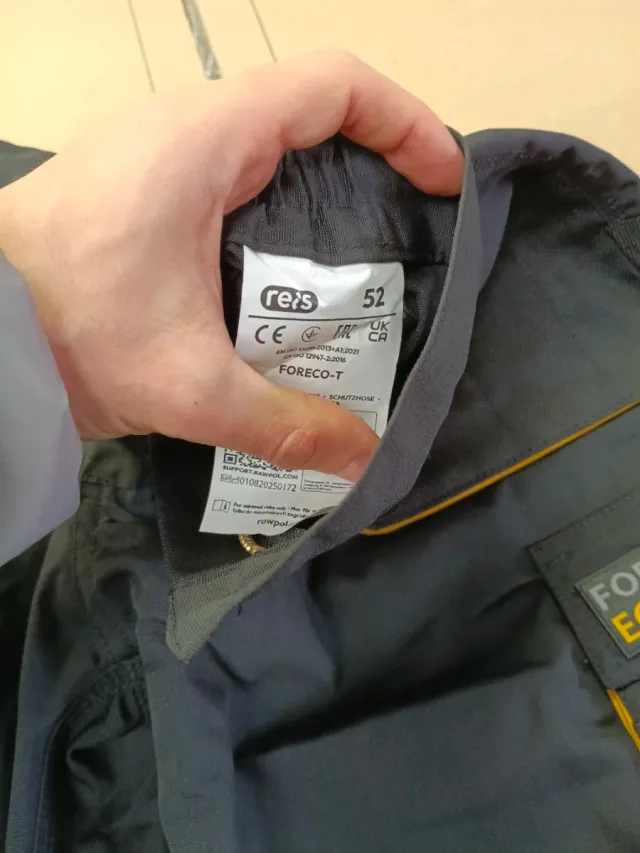 Pantalones de trabajo REIS Foreco-T negros