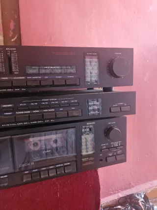 Yamaha Amplificador, Sintonizador y Deck Cassette