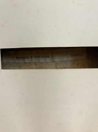 Quadro Cefra 1975 originale “Omaggio a Verlaine”