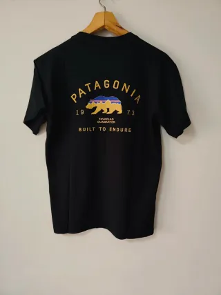Camiseta Patagonia Negra