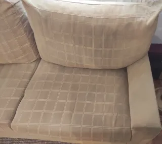 Sofá de 3 plazas beige