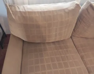 Sofá de 3 plazas beige