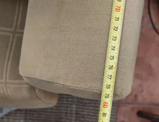 Sofá de 3 plazas beige