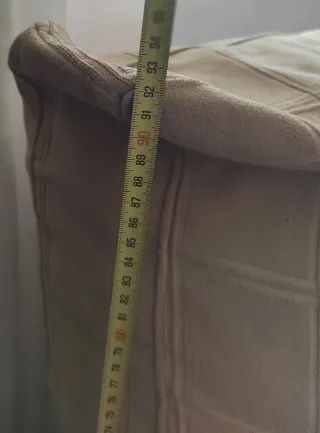 Sofá de 3 plazas beige