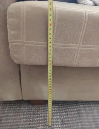 Sofá de 3 plazas beige