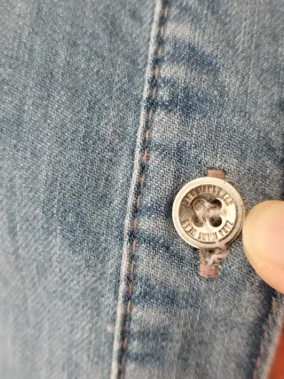 Camisa vaquera Zara volantes lazo